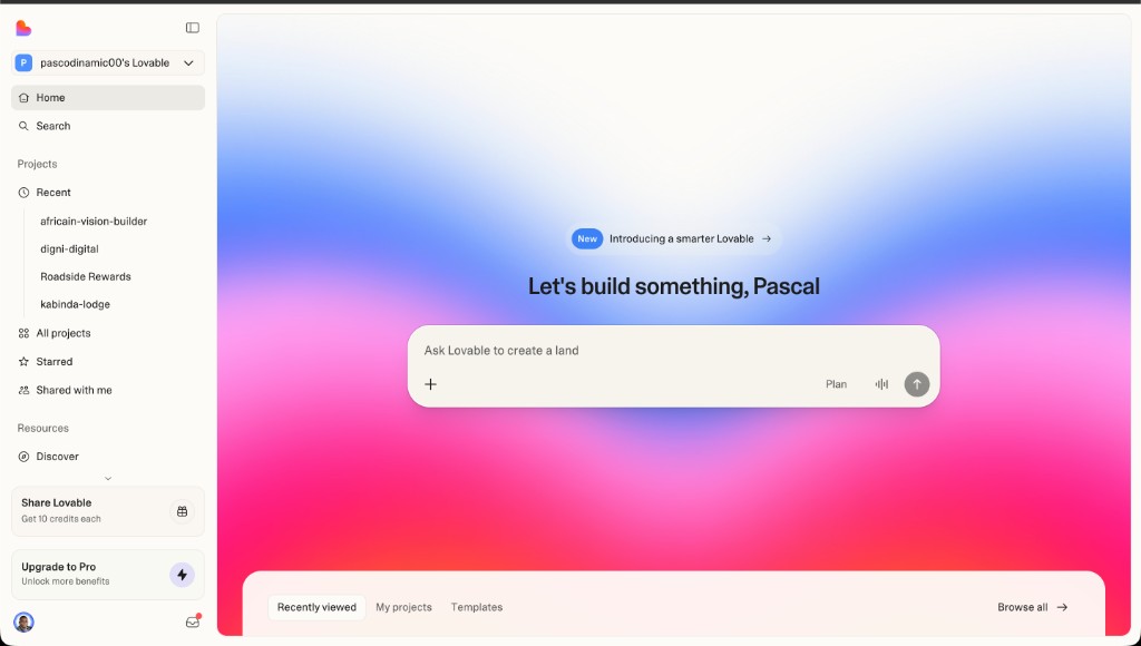 Step 5: Describe your website in the chat