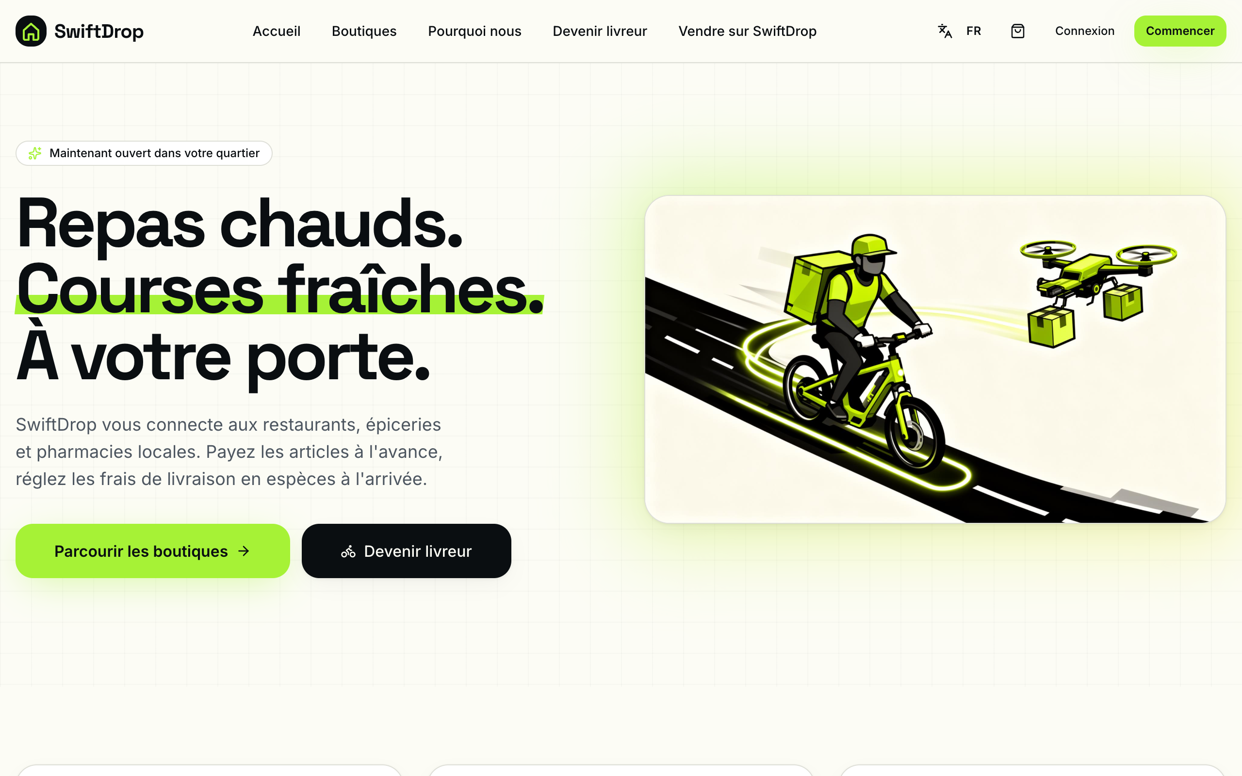 SwiftDrop: Local Food & Grocery Delivery With Clear Pricing (Live)